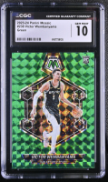Victor Wembanyama 2023-24 Panini Mosaic Mosaic Green #238 RC (CGC 10) at PristineAuction.com