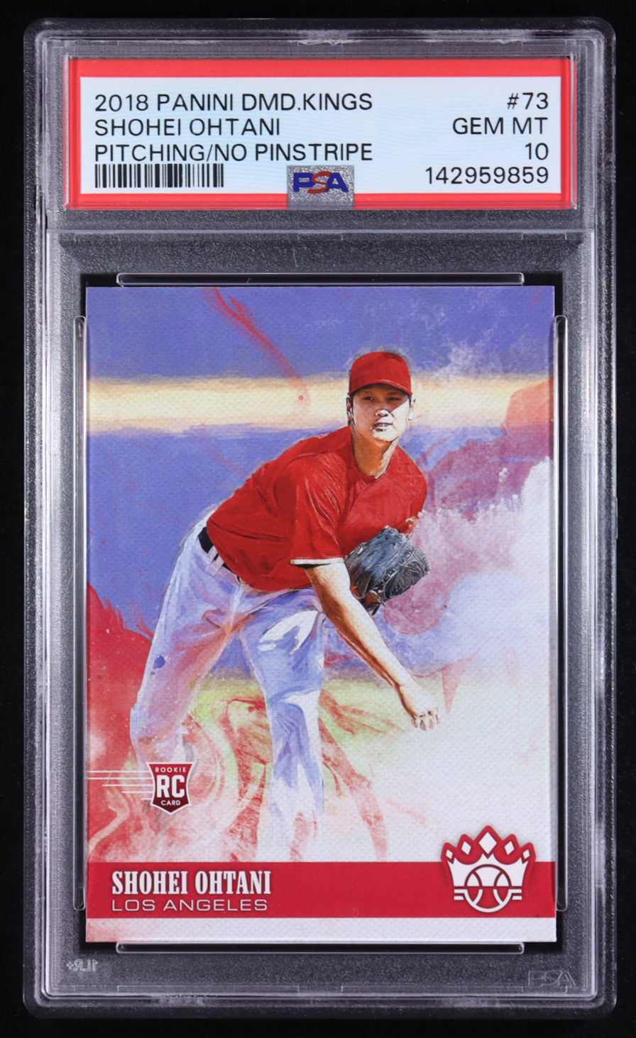 Shohei Ohtani 2018 Diamond Kings #73 RC (PSA 10) at PristineAuction.com Shohei Ohtani 2018 Diamond Kings #73 RC (PSA 10) at PristineAuction.com