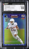 Devon Achane 2023 Leaf Web Exclusives Pro Set Blue #PSG94 RC #6/25 (CGC 10) at PristineAuction.com