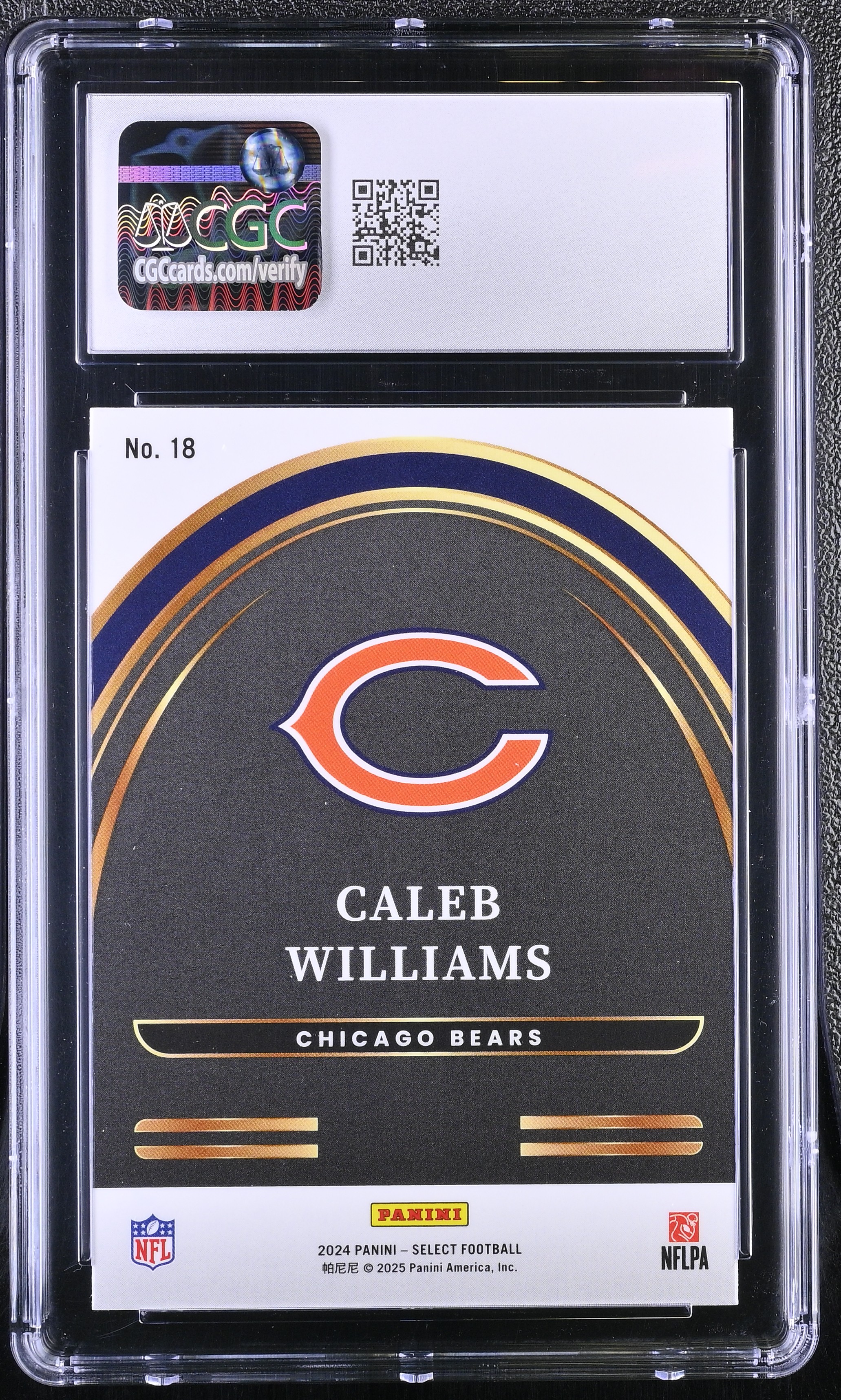 Caleb Williams 2024 Select Select Future #18 RC (CGC 8.5) at PristineAuction.com Caleb Williams 2024 Select Select Future #18 RC (CGC 8.5) at PristineAuction.com