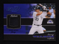 Larry Walker 2002 Playoff Piece of the Game Materials Platinum #49 #14/25 at PristineAuction.com