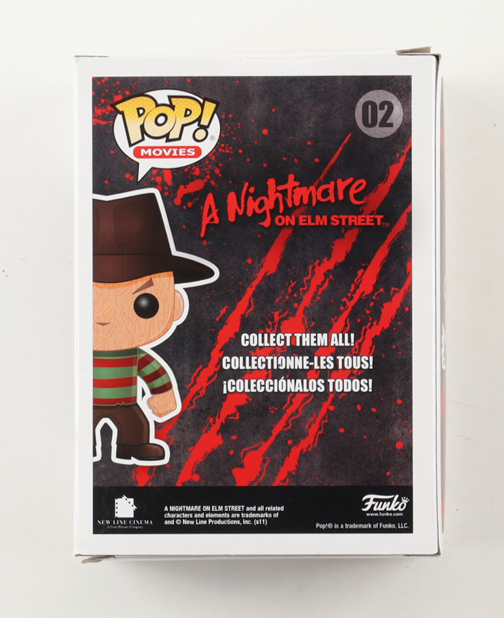 Robert Englund Signed "A Nightmare on Elm Street" #02 Freddy Krueger Funko Pop! Vinyl Figure (ACOA) at PristineAuction.com Robert Englund Signed "A Nightmare on Elm Street" #02 Freddy Krueger Funko Pop! Vinyl Figure (ACOA) at PristineAuction.com