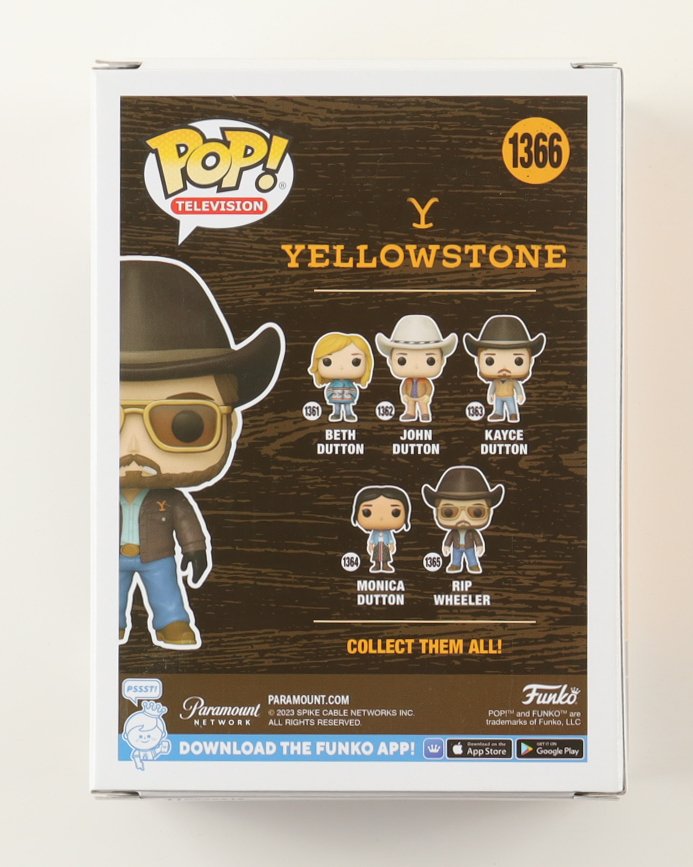 Cole Hauser Signed "Yellowstone" #1366 Rip Wheeler Funko Pop! Vinyl Figure (ACOA) at PristineAuction.com Cole Hauser Signed "Yellowstone" #1366 Rip Wheeler Funko Pop! Vinyl Figure (ACOA) at PristineAuction.com