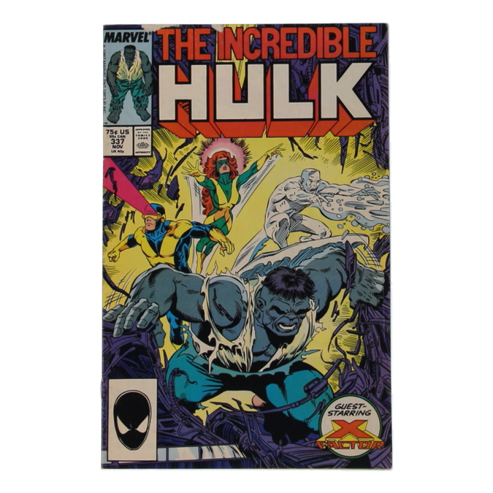 1987 "The Incredible Hulk" Issue #337 Marvel Comic Book at PristineAuction.com