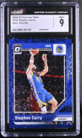 Stephen Curry 2024-25 Donruss Optic Blue Velocity #155 (CGC 9) at PristineAuction.com