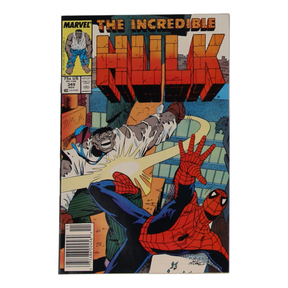 1988 "The Incredible Hulk" Issue #349 Marvel Comic Book at PristineAuction.com