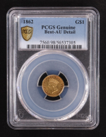 1862 Indian Princess Gold Dollar (PCGS Genuine) at PristineAuction.com