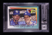 Paul Molitor / Brett Butler Signed 1992 Fleer #702 (BGS Authentic | Autograph Graded 10) at PristineAuction.com