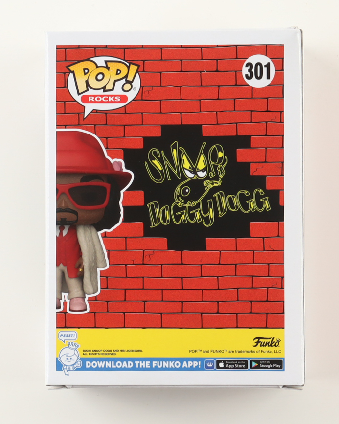 Snoop Dogg Signed #301 Funko Pop! Vinyl Figure (ACOA) at PristineAuction.com Snoop Dogg Signed #301 Funko Pop! Vinyl Figure (ACOA) at PristineAuction.com