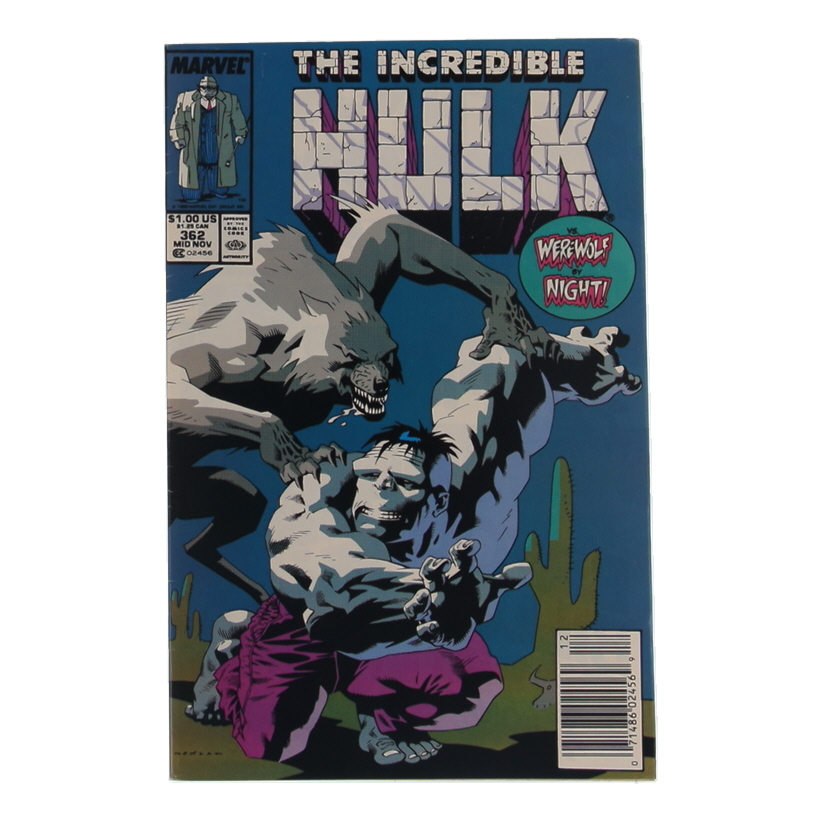 1989 "The Incredible Hulk" Issue #362 Marvel Comic Book at PristineAuction.com 1989 "The Incredible Hulk" Issue #362 Marvel Comic Book at PristineAuction.com