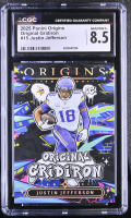 Justin Jefferson 2025 Panini Origins Original Gridiron #15 (CGC 8.5) at PristineAuction.com