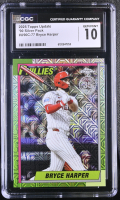 Bryce Harper 2025 Topps Update '90 Topps Silver Pack Chrome #U90C77 (CGC 10) at PristineAuction.com
