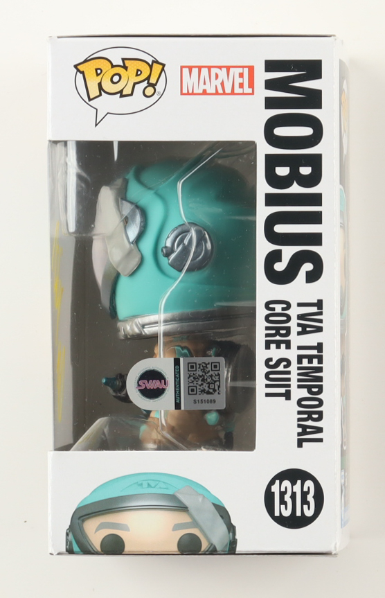 Owen Wilson Signed "Loki: Season 2" #1313 Mobius TVA Temporal Core Suit Bobble-Head Funko Pop! Vinyl Figure (SWAU) at PristineAuction.com Owen Wilson Signed "Loki: Season 2" #1313 Mobius TVA Temporal Core Suit Bobble-Head Funko Pop! Vinyl Figure (SWAU) at PristineAuction.com