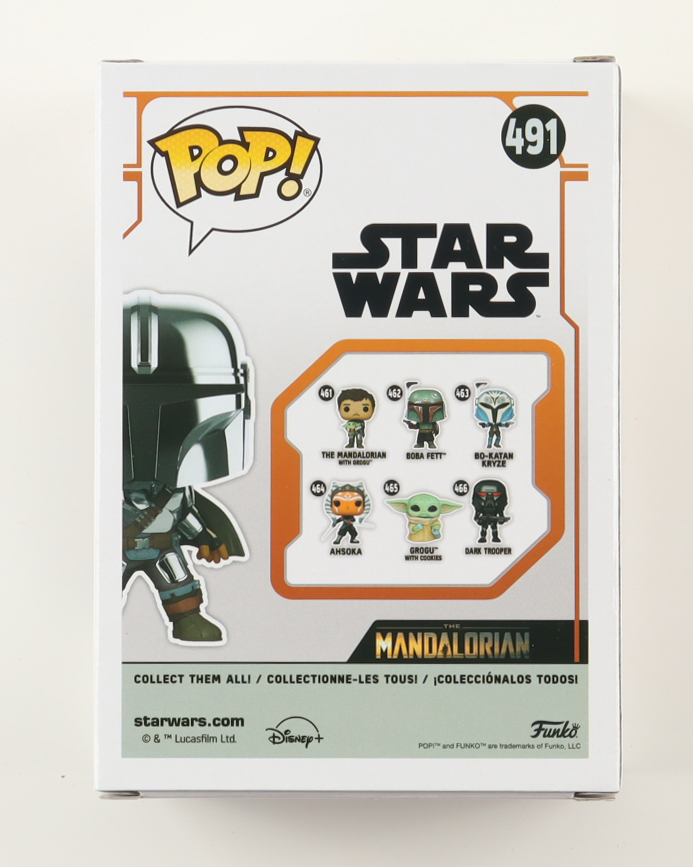 Bill Burr Signed "Star Wars" #491 The Mandalorian with Darksaber Bobble-Head Funko Pop! Vinyl Figure (SWAU) at PristineAuction.com Bill Burr Signed "Star Wars" #491 The Mandalorian with Darksaber Bobble-Head Funko Pop! Vinyl Figure (SWAU) at PristineAuction.com