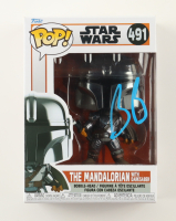 Bill Burr Signed "Star Wars" #491 The Mandalorian with Darksaber Bobble-Head Funko Pop! Vinyl Figure (SWAU) at PristineAuction.com