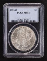 1885-O Morgan Silver Dollar (PCGS MS64) at PristineAuction.com