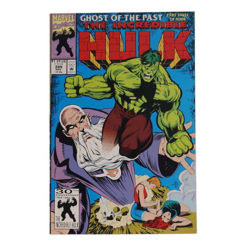 1992 "The Incredible Hulk" Issue #399 Marvel Comic Book at PristineAuction.com