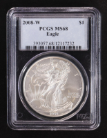 2008-W Walking Liberty Silver Dollar (PCGS MS68 Eagle) at PristineAuction.com