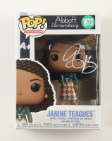 Quinta Brunson Signed "Abbott Elementary" #1673 Janine Teagues Funko Pop! Vinyl Figure (ACOA) at PristineAuction.com