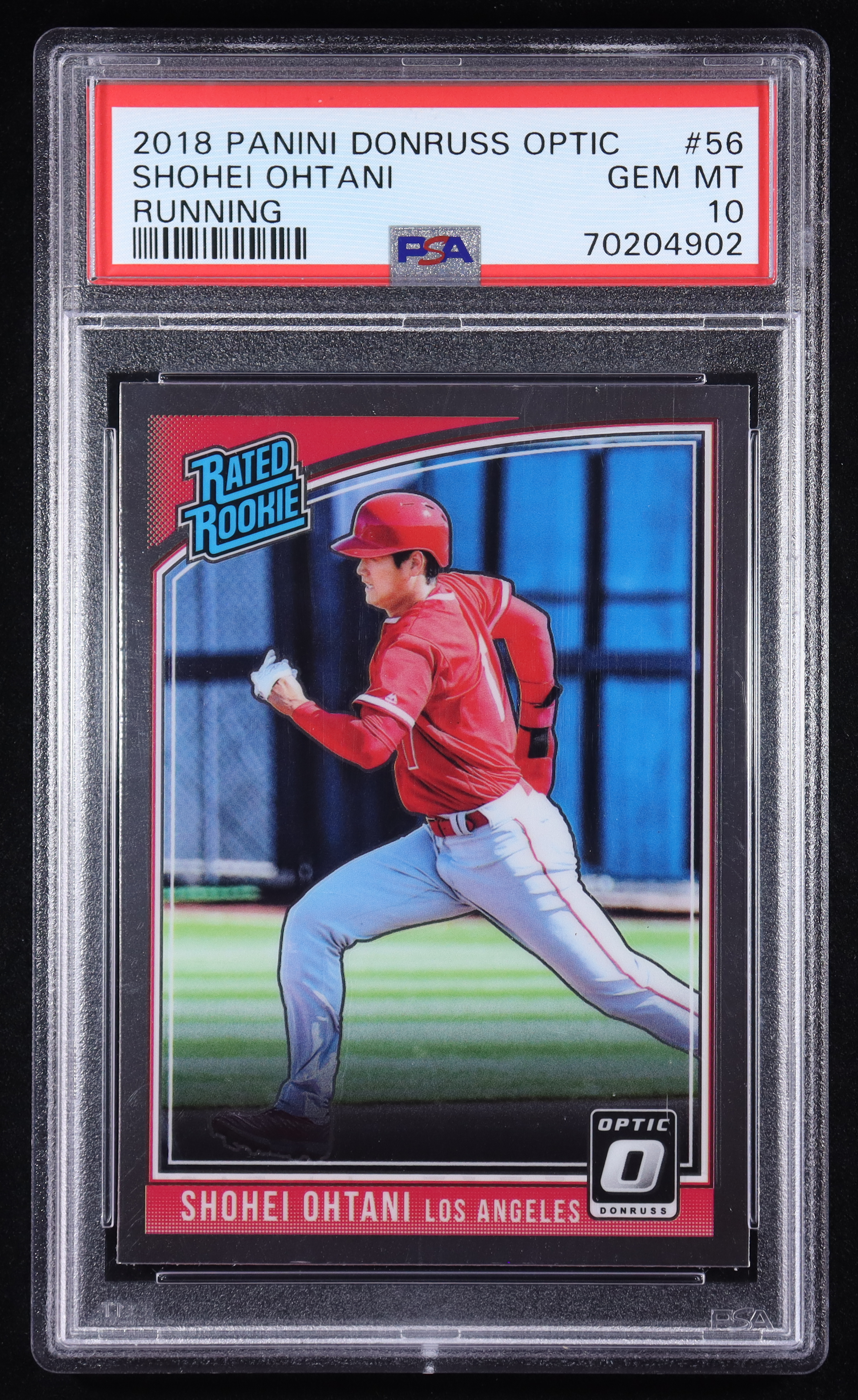 Shohei Ohtani 2018 Donruss Optic Variations #56 RR RC (PSA 10) at PristineAuction.com Shohei Ohtani 2018 Donruss Optic Variations #56 RR RC (PSA 10) at PristineAuction.com
