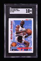 Michael Jordan 1992-93 Hoops #298 AS (SGC 10) at PristineAuction.com