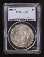 1885-O Morgan Silver Dollar (PCGS MS64) at PristineAuction.com