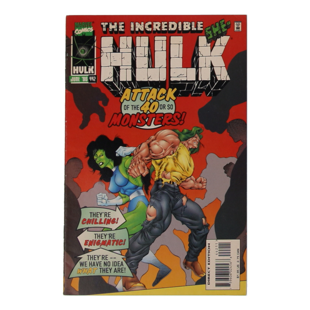 1996 "The Incredible Hulk" Issue #442 Marvel Comic Book at PristineAuction.com