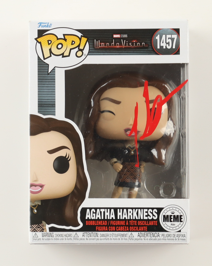 Kathryn Hahn Signed "WandaVision" #1457 Agatha Harkness Funko Pop! Vinyl Figure (ACOA) at PristineAuction.com Kathryn Hahn Signed "WandaVision" #1457 Agatha Harkness Funko Pop! Vinyl Figure (ACOA) at PristineAuction.com