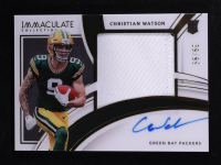 Christian Watson 2022 Immaculate Collection Premium Rookie Patch Autographs #12 #39/99 RC at PristineAuction.com