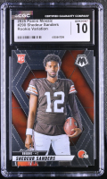 Shedeur Sanders 2025 Panini Mosaic #290 VAR RC (CGC 10) at PristineAuction.com