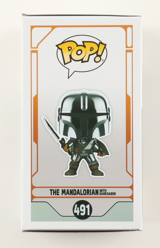 Bill Burr Signed "Star Wars" #491 The Mandalorian with Darksaber Bobble-Head Funko Pop! Vinyl Figure (SWAU) at PristineAuction.com Bill Burr Signed "Star Wars" #491 The Mandalorian with Darksaber Bobble-Head Funko Pop! Vinyl Figure (SWAU) at PristineAuction.com