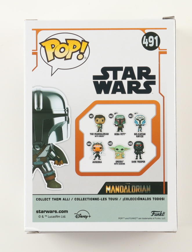 Bill Burr Signed "Star Wars" #491 The Mandalorian with Darksaber Bobble-Head Funko Pop! Vinyl Figure (SWAU) at PristineAuction.com Bill Burr Signed "Star Wars" #491 The Mandalorian with Darksaber Bobble-Head Funko Pop! Vinyl Figure (SWAU) at PristineAuction.com