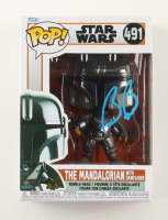 Bill Burr Signed "Star Wars" #491 The Mandalorian with Darksaber Bobble-Head Funko Pop! Vinyl Figure (SWAU) at PristineAuction.com