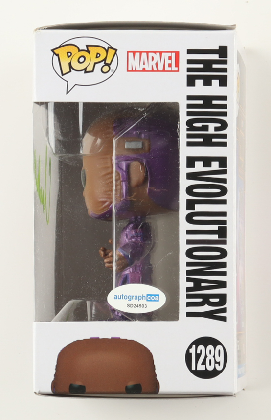 Chukwudi Iwuji Signed "Guardians of the Galaxy Volume 3" #1289 The High Evolutionary Funko Pop! Vinyl Figure (ACOA) at PristineAuction.com Chukwudi Iwuji Signed "Guardians of the Galaxy Volume 3" #1289 The High Evolutionary Funko Pop! Vinyl Figure (ACOA) at PristineAuction.com