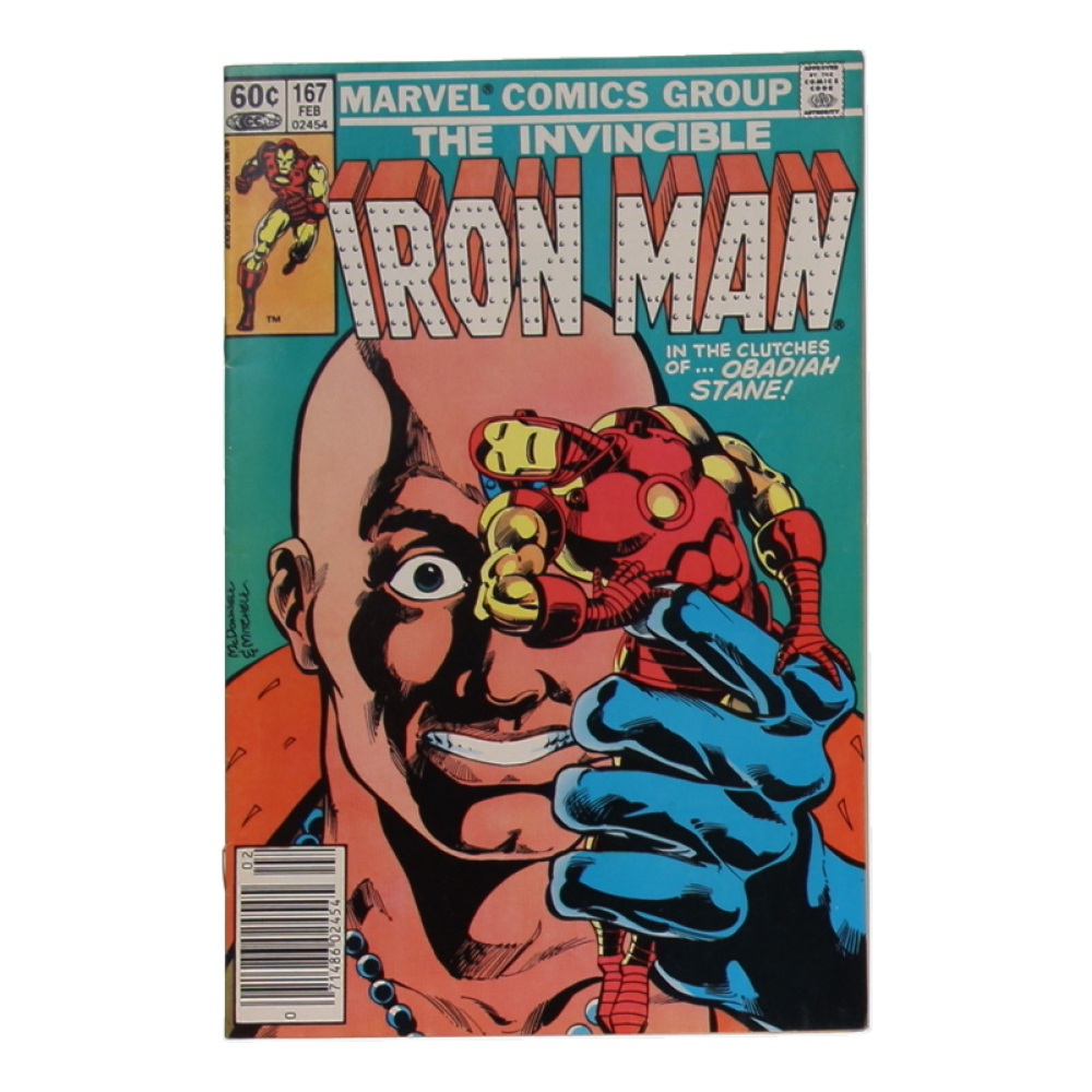 1983 "The Invincible Iron Man" Issue #167 Marvel Comic Book at PristineAuction.com