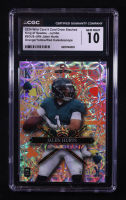 Jalen Hurts 2024 Wild Card 5 Card Draw Stacked King of Spades Orange Yellow Red Kaleidoscope #JHN #1/2 (CGC 10) at PristineAuction.com