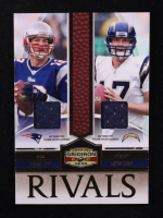 Tom Brady / Philip Rivers 2007 Donruss Gridiron Gear Rivals Jerseys #16 #013/100 at PristineAuction.com