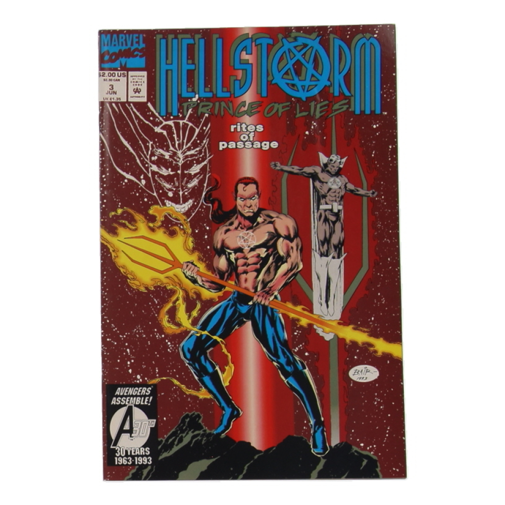 1993 "Hellstorm: Prince of Lies" Issue #3 Marvel Comic Book at PristineAuction.com