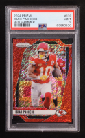 Isiah Pacheco 2024 Panini Prizm Prizms Red Shimmer #139 #02/35 (PSA 9) at PristineAuction.com