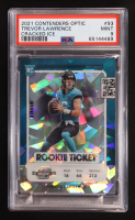 Trevor Lawrence 2021 Panini Contenders Optic Cracked Ice Rookie Ticket #93 RC #01/22 (PSA 9) at PristineAuction.com