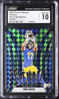 Puka Nacua 2025 Panini Mosaic Elevate Green #18 (CGC 10) at PristineAuction.com