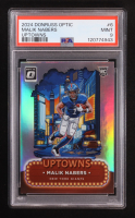 Malik Nabers 2024 Donruss Optic Uptowns #6 RC (PSA 9) at PristineAuction.com