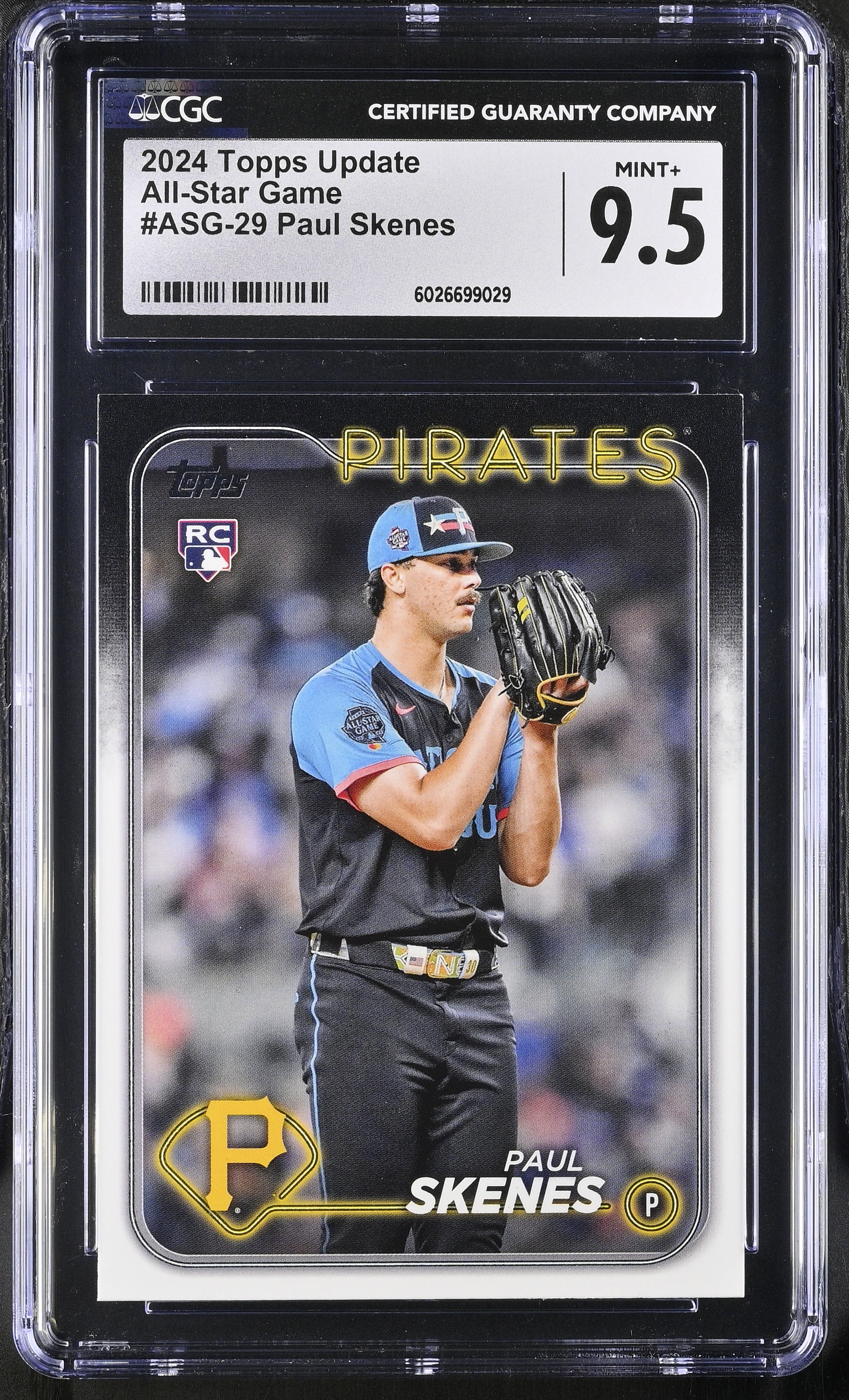 Paul Skenes 2024 Topps Update All-Star Game #ASG-29 RC (CGC 9.5) at PristineAuction.com Paul Skenes 2024 Topps Update All-Star Game #ASG-29 RC (CGC 9.5) at PristineAuction.com