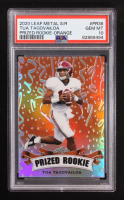 Tua Tagovailoa 2020 Leaf Metal Special Release Prized Rookie Rainbow Orange #PR2036  #2/3 RC (PSA 10) at PristineAuction.com