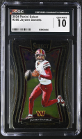 Jayden Daniels 2024 Panini Select #380 RC (CGC 10) at PristineAuction.com