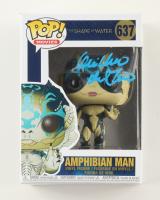 Guillermo del Toro Signed "The Shape of Water" #637 Amphibian Man Funko Pop! Vinyl Figure (ACOA) at PristineAuction.com