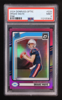 Drake Maye 2024 Donruss Optic Pink #229 RR RC (PSA 9) at PristineAuction.com