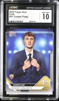Cooper Flagg 2025 Topps Now Draft #D1 RC (CGC 10) at PristineAuction.com