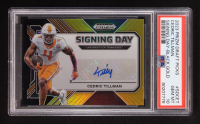 Cedric Tillman 2023 Panini Prizm Draft Picks Signing Day Autographs Black Gold #18 #4/5 RC (PSA 10) at PristineAuction.com