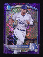 Jac Caglianone 2025 Bowman Chrome Mega Box Prospects Purple Refractors #BCP103 RC #052/250 at PristineAuction.com